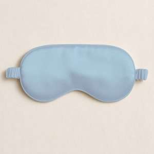 Seidenschlafmasken - Babyblau