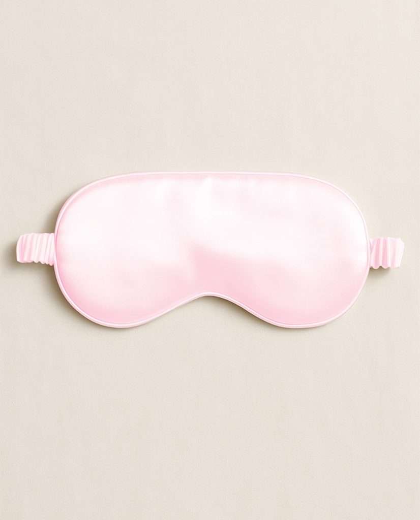 Seidenschlafmasken – Babyrosa
