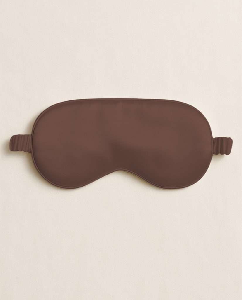 Seidenschlafmasken – Schokoladenbraun