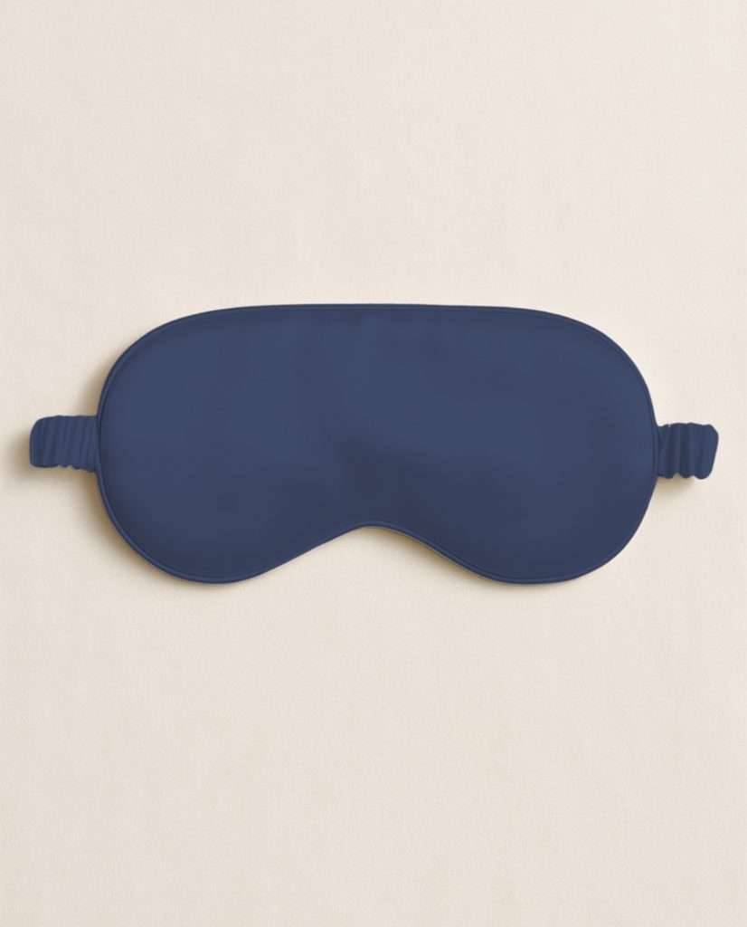 Seidenschlafmasken – Marineblau