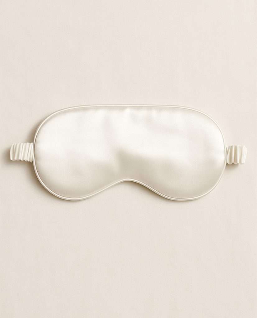 Seidenschlafmasken – Weiß