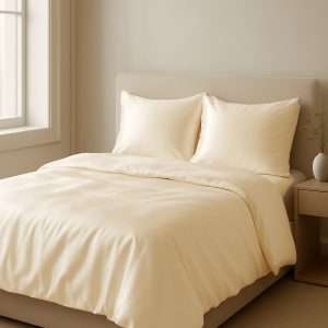 Seidendeckenbezüge - Beige