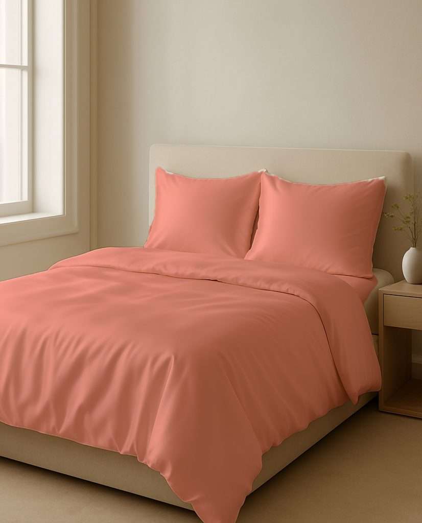 Seidendeckenbezüge – Rosa